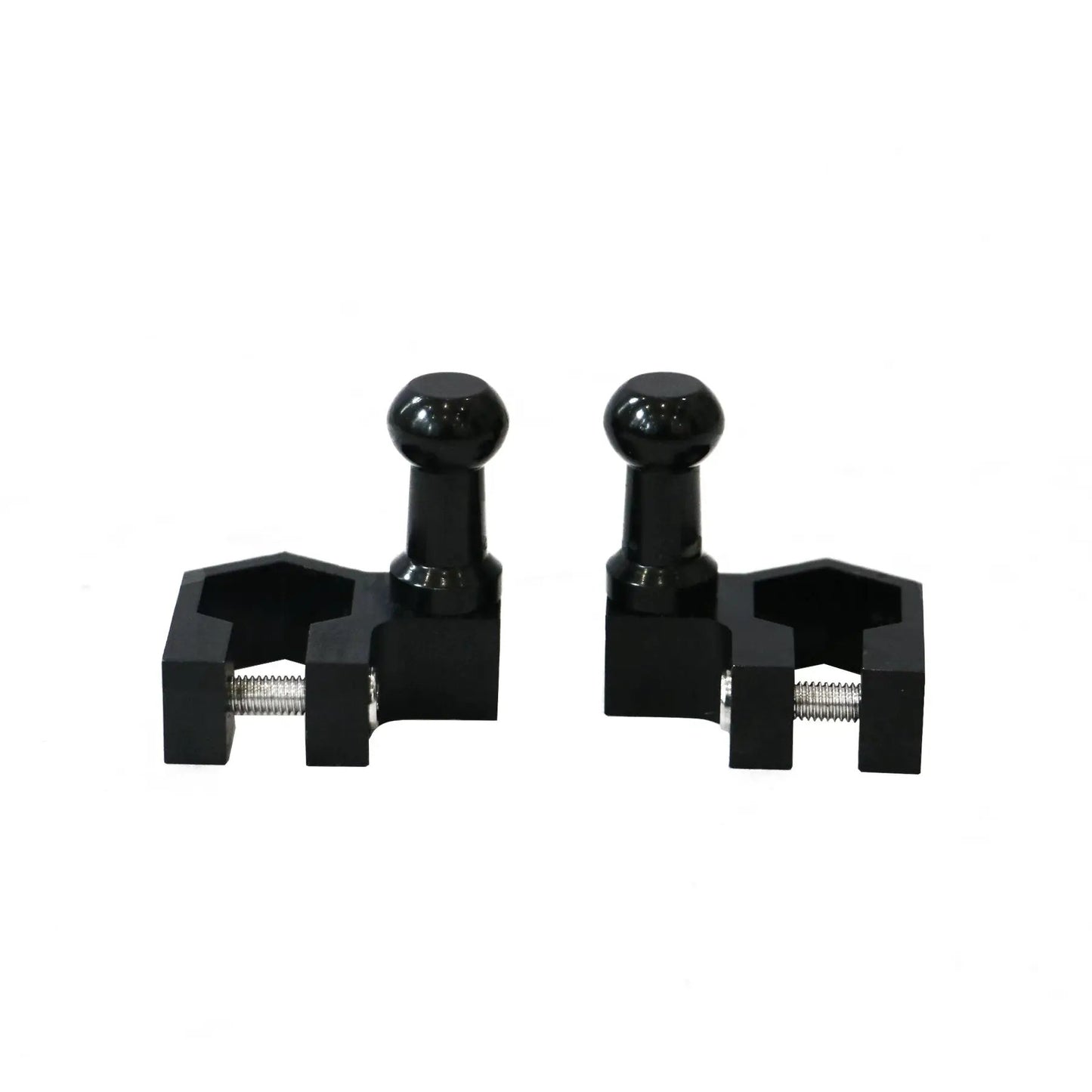 EUNORAU M12 trailer hitch adapter dual clamp for hub motor e-bike with bolts and black knobs on Tampa Home & Garden Store