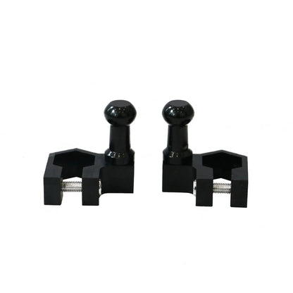 EUNORAU M12 trailer hitch adapter dual clamp for hub motor e-bike with bolts and black knobs on Tampa Home & Garden Store
