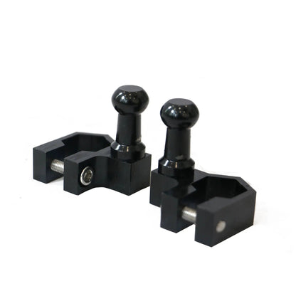 EUNORAU M12 Trailer Hitch Adapter for Hub Motor Ebike, pair of black hitch mounts on Tampa Home & Garden Store