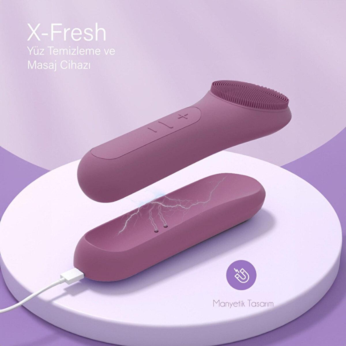 X-Fresh Facial Cleansing & Massage Device for deep pore cleansing and blue light therapy on Tampa Home & Garden Store