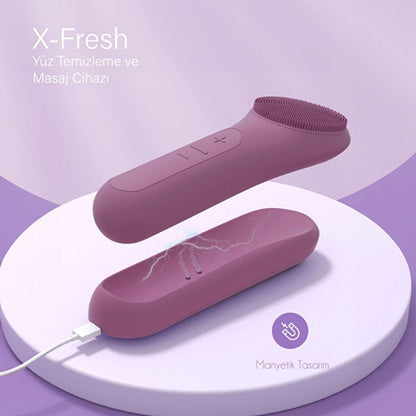 X-Fresh Facial Cleansing & Massage Device for deep pore cleansing and blue light therapy on Tampa Home & Garden Store