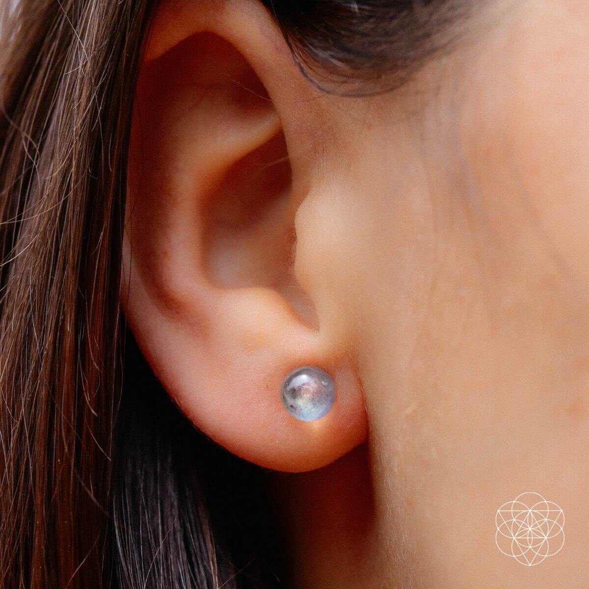 Labradorite Stabilization Earrings - Tampa Home & Garden Store