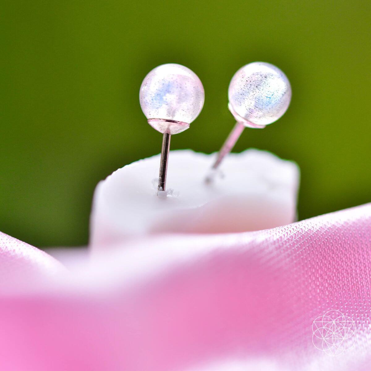 Labradorite Stabilization Earrings - Tampa Home & Garden Store