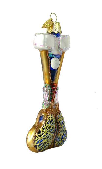 Lacrosse Set Glass Ornament - Tampa Home & Garden Store