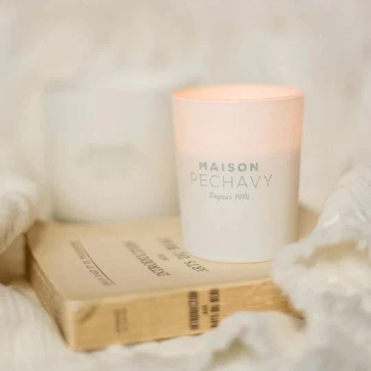 Lana French Scented Candle with Wood Fire, Lavender, & Patchouli - Tampa Home & Garden Store