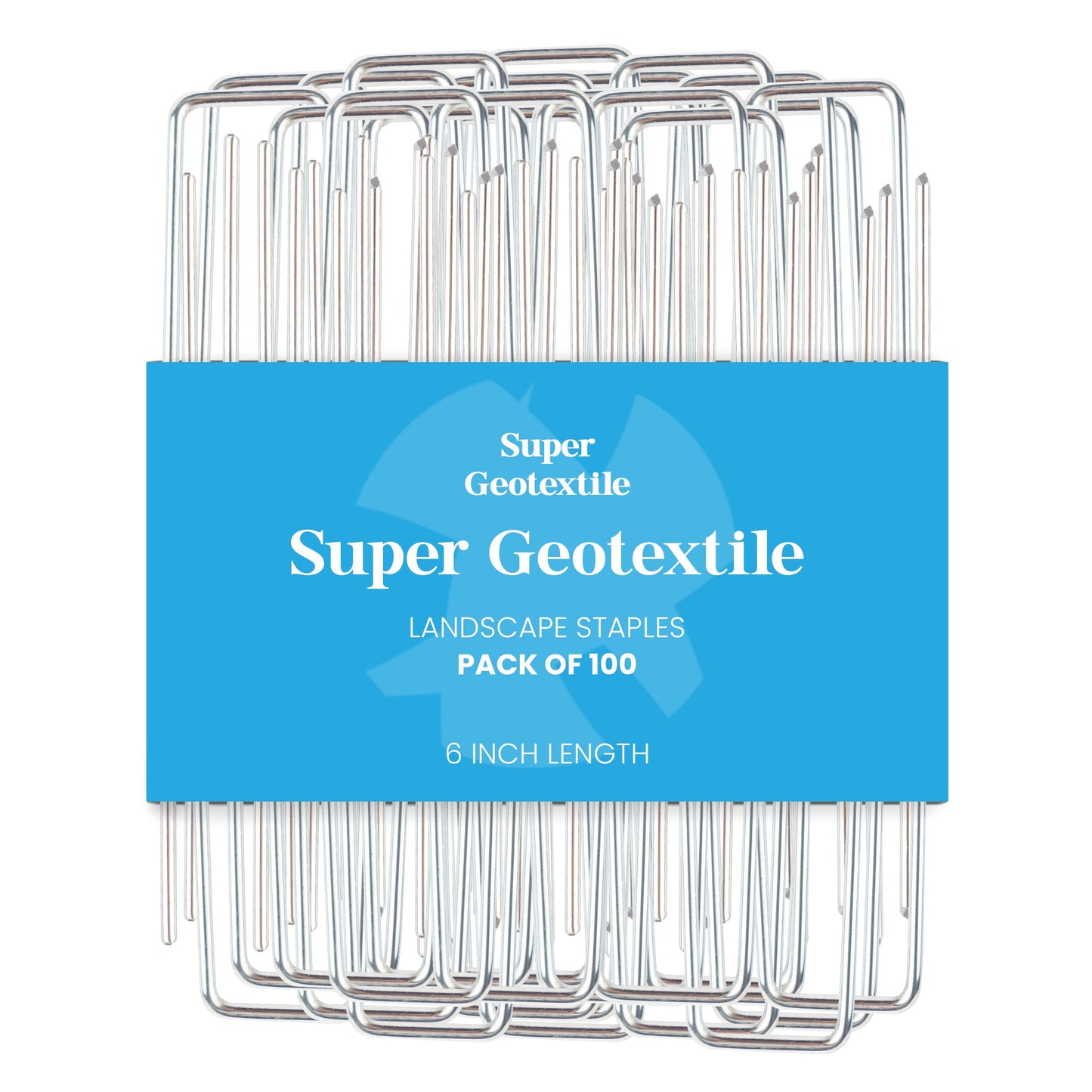 Landscape Staples - Heavy Duty 11 Gauge Galvanized U-Shaped Sod Pins for Weed Barrier and Landscaping - Tampa Home & Garden Store