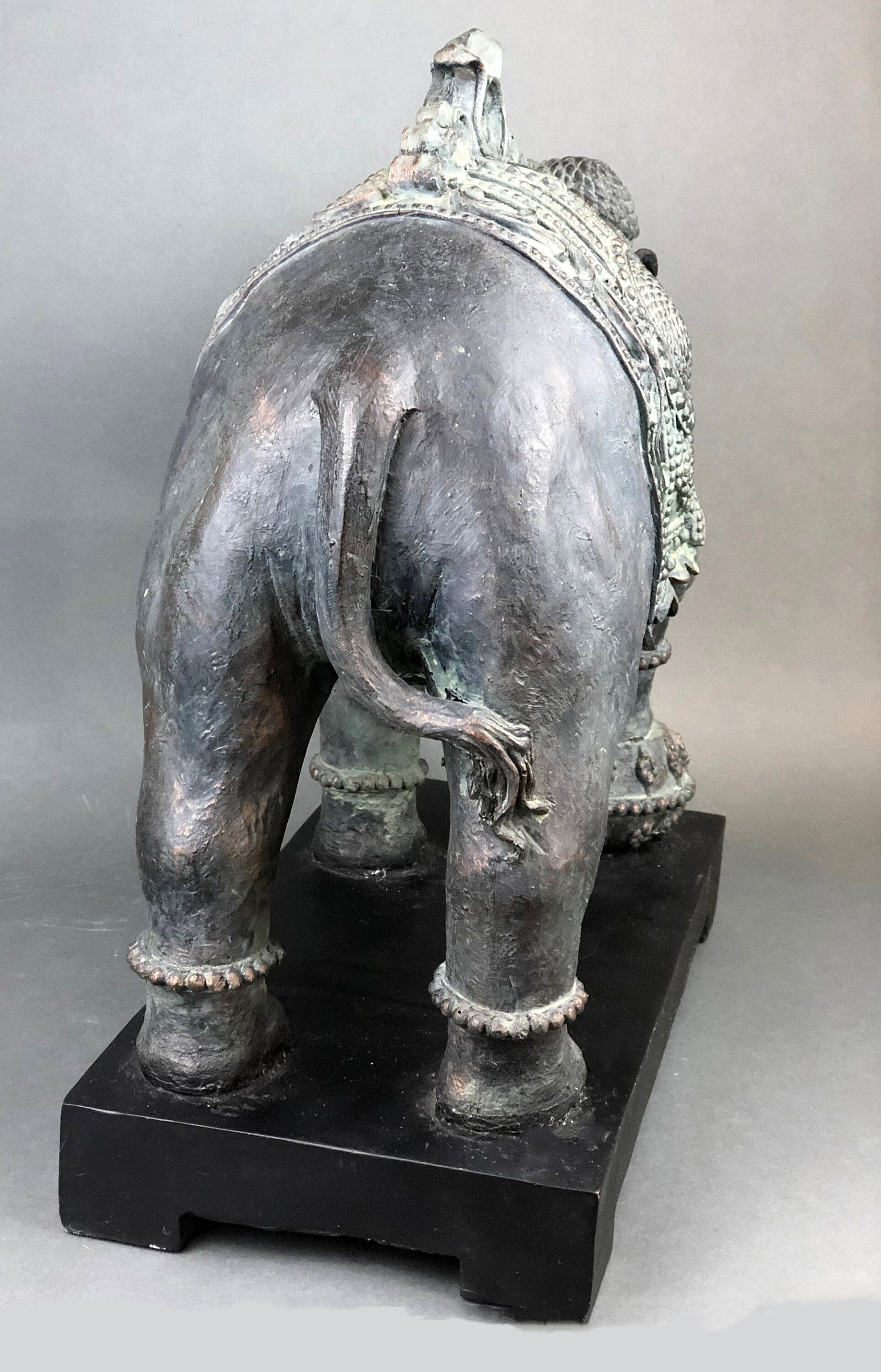 Large Elephant Statue, Elephant Sculpture Made of Resin. Elephant for Elegant Home Decor. Indian Art Elephant. - Tampa Home & Garden Store