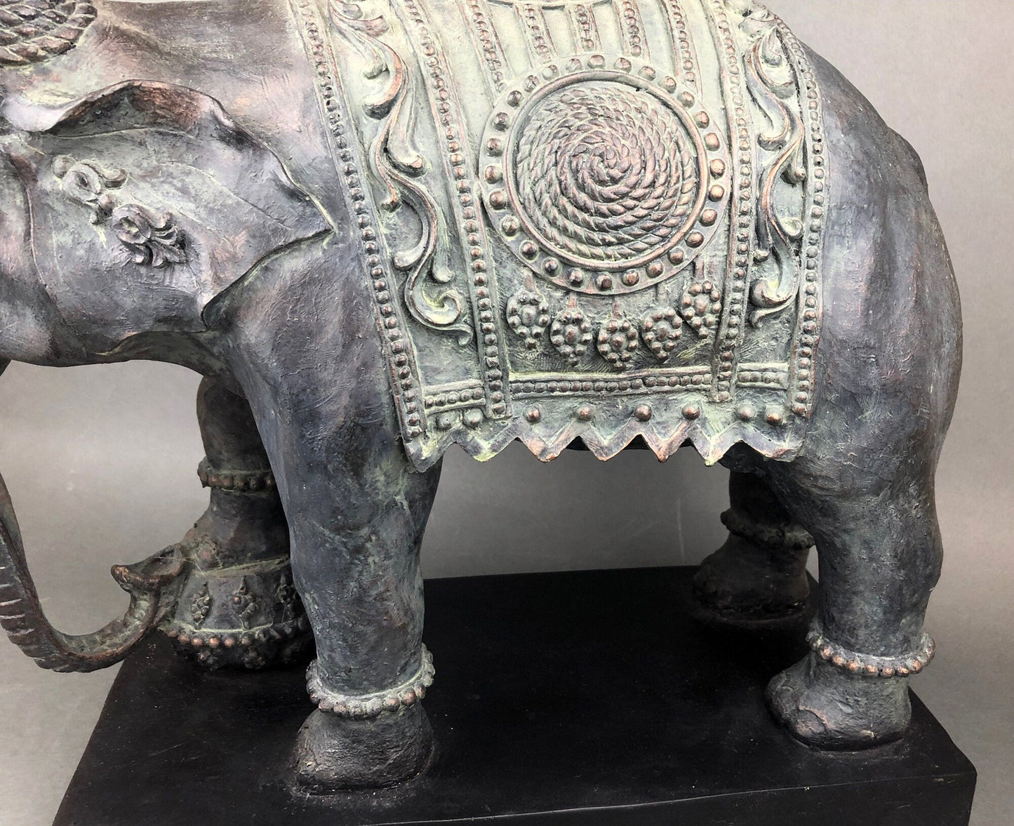 Large Elephant Statue, Elephant Sculpture Made of Resin. Elephant for Elegant Home Decor. Indian Art Elephant. - Tampa Home & Garden Store