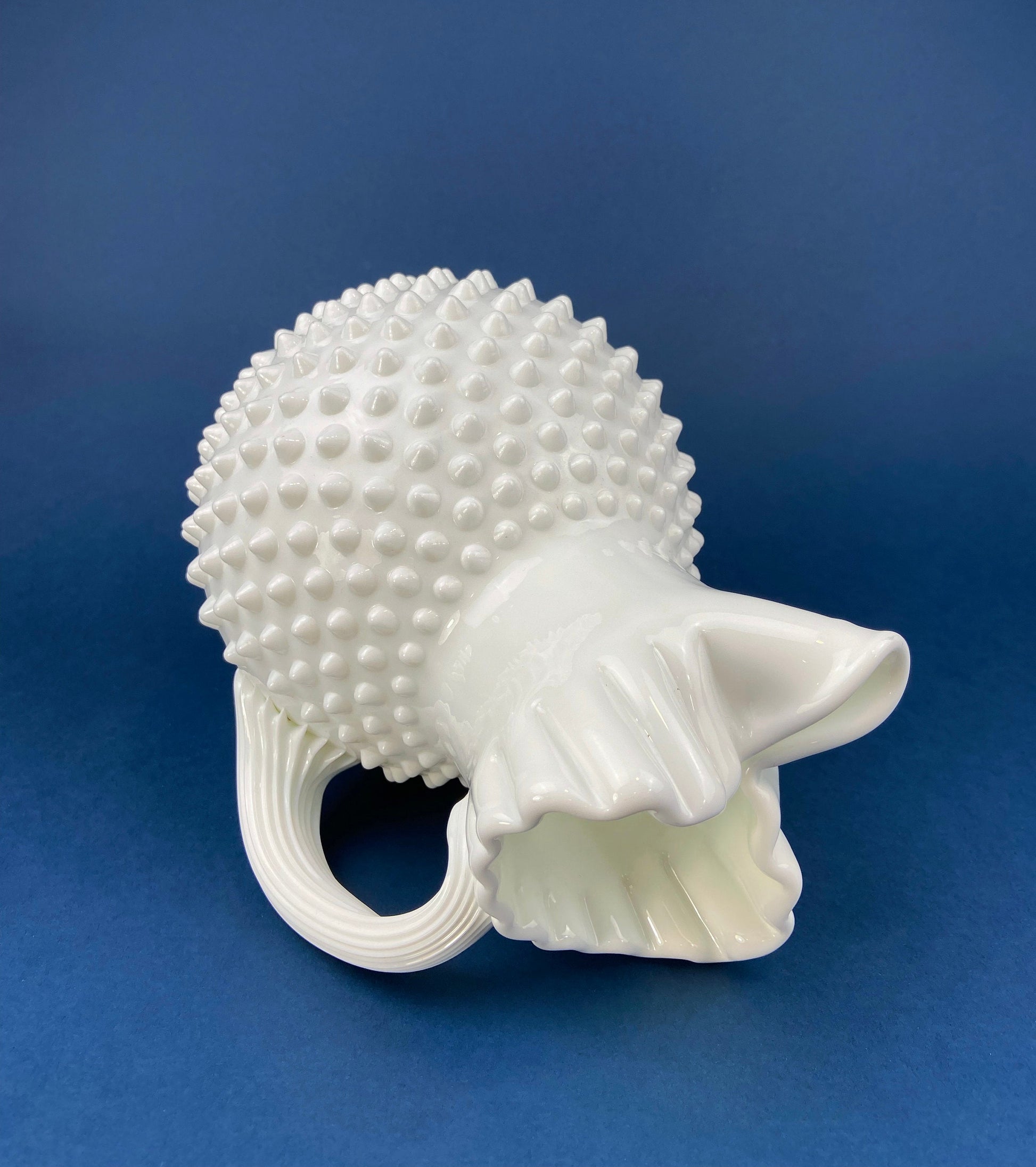 Large Milk Glass Pitcher with Hobnail Pattern and 3 Matching Tall Glasses. Juice Punch Milk Water Jug. Dining Room Decor. Lemonade Stand. - Tampa Home & Garden Store