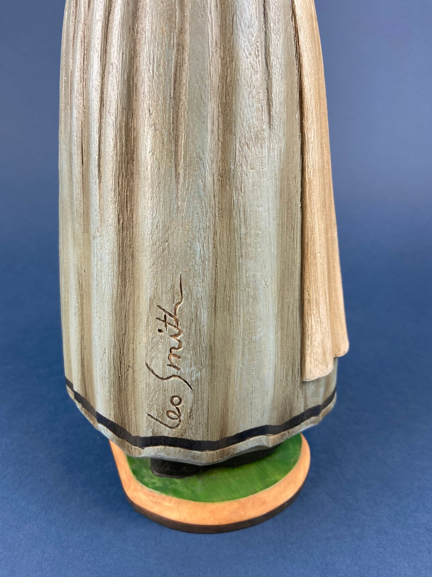 Large Pilgrim Woman Figurine. Our Town Collection by Leo Smith for Dept 56. Hand-Painted Statuette Signed by Artist. Gift for Him or Her. - Tampa Home & Garden Store