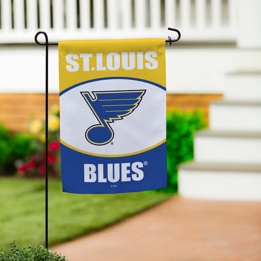 St Louis Blues Suede Flag, GDN - Tampa Home & Garden Store