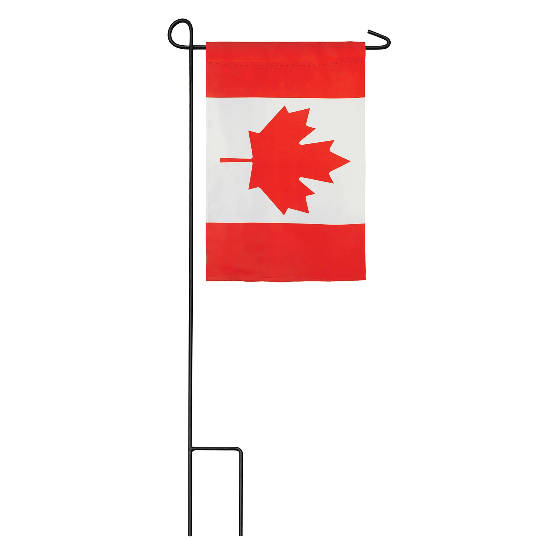 Canada Garden Suede Flag garden flag with red borders and white field maple leaf on Tampa Home & Garden Store