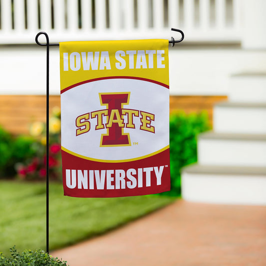 Iowa State University Suede Garden Flag - Tampa Home & Garden Store