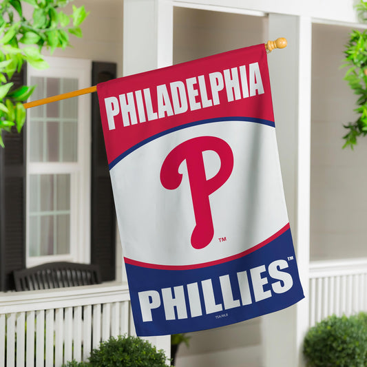 Philadelphia Phillies Suede House Flag - Tampa Home & Garden Store