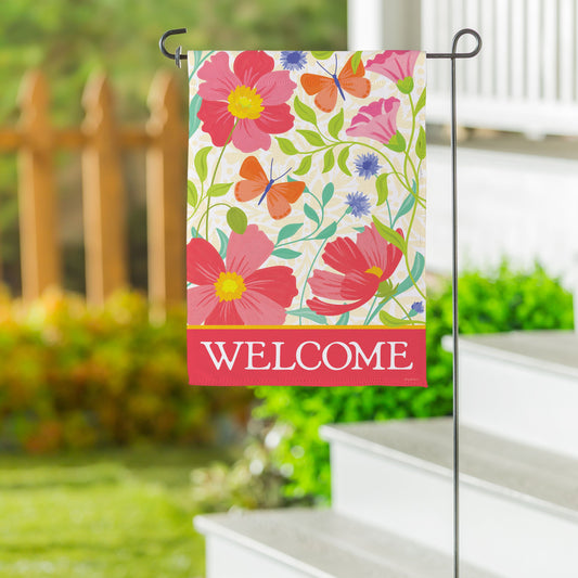 Wildflower Bunch Suede Garden Flag - Tampa Home & Garden Store