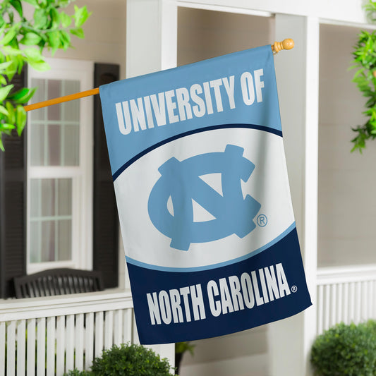 University of North Carolina Suede Flag, House - Tampa Home & Garden Store