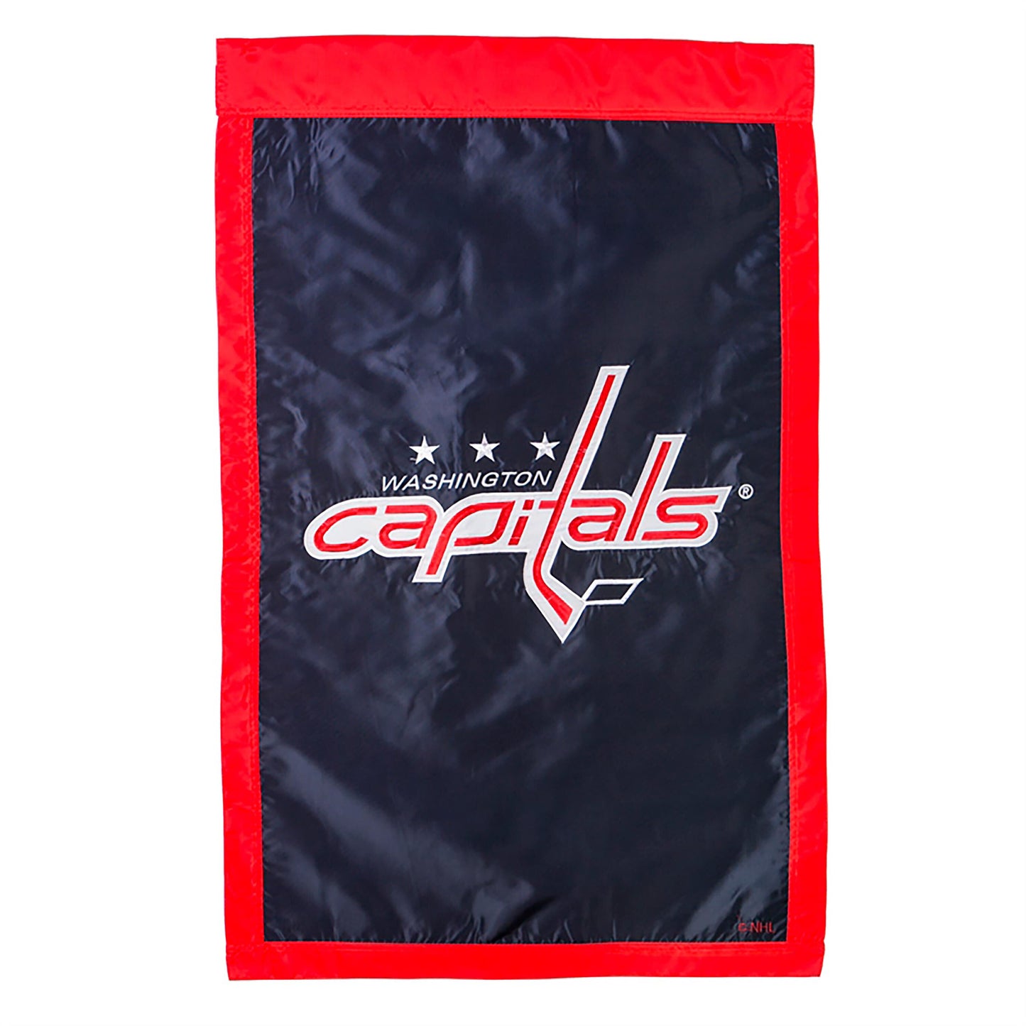 Washington Capitals applique flag navy center with red border Evergreen Enterprises on Tampa Home & Garden Store