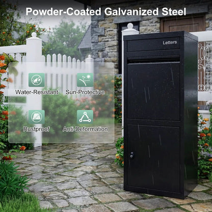 Outdoor Package Box Galvanized With Anti Theft