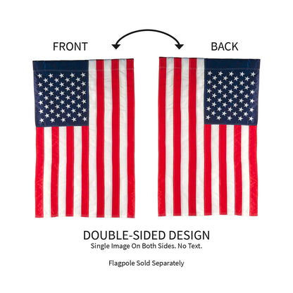American Flag Garden Applique Flag, 2 double-sided flags by Evergreen Enterprises on Tampa Home & Garden Store