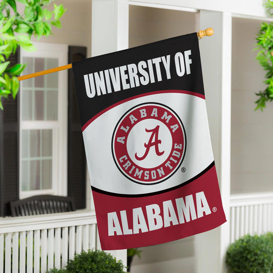 University of Alabama Suede House Flag - Tampa Home & Garden Store