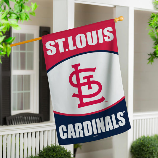 St Louis Cardinals Suede House Flag - Tampa Home & Garden Store