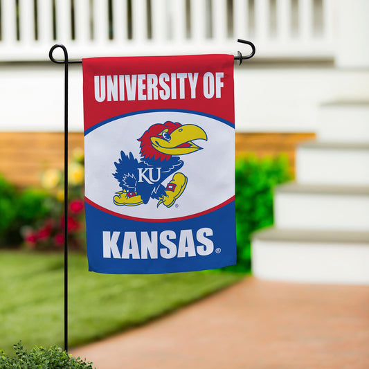 University of Kansas Suede Flag, GDN - Tampa Home & Garden Store