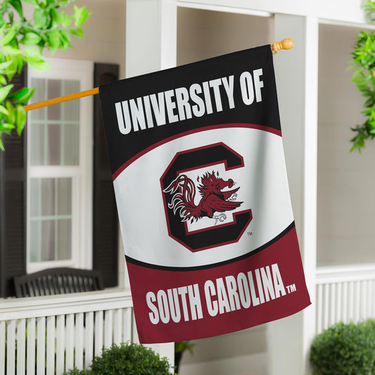 University of South Carolina Suede House Flag - Tampa Home & Garden Store