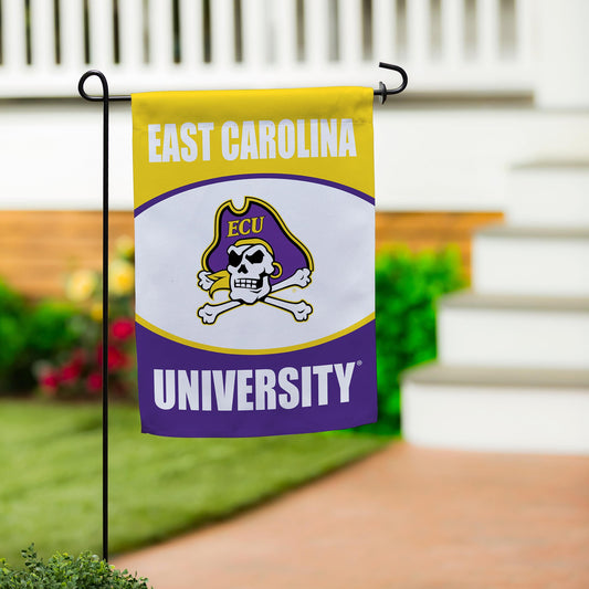 East Carolina University Suede Garden Flag - Tampa Home & Garden Store