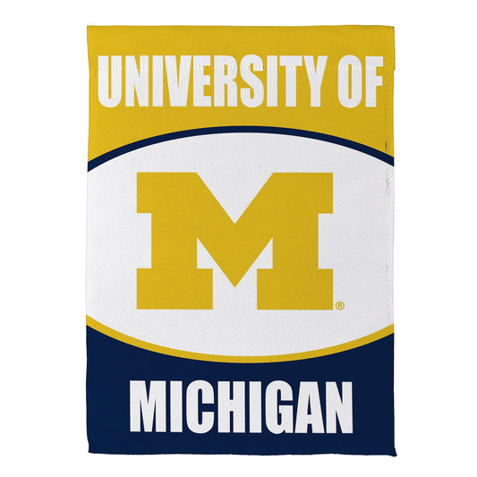 University Of Michigan Suede Garden Flag - Tampa Home & Garden Store