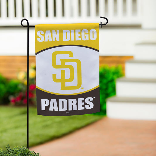 San Diego Padres Suede Garden Flag - Tampa Home & Garden Store
