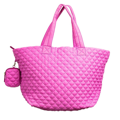 Sac cabas matelassé en nylon Alyssa Jumbo – Léger, spacieux et prêt à voyager