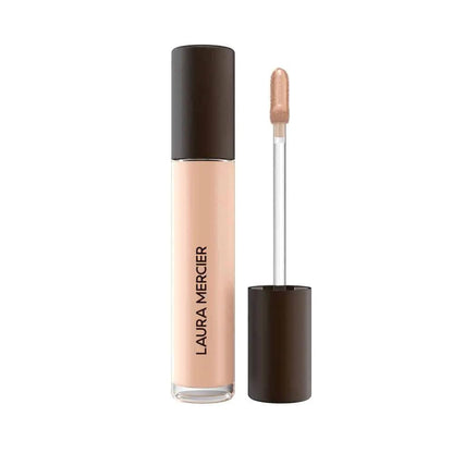 Laura Mercier Flawless Fusion concealer beige shade with doe-foot wand and brown cap on Tampa Home & Garden Store