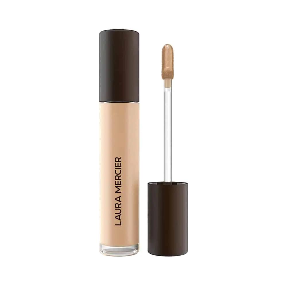 Concealer Laura Mercier Flawless Fusion, nude-beige shade in clear tube with dark cap and wand on Tampa Home & Garden Store
