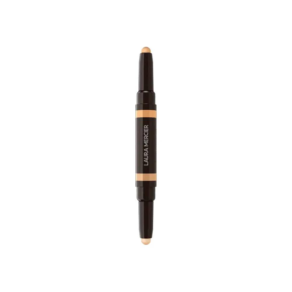 Laura Mercier Secret Camouflage Concealer Stick beige shade, dark brown tube with peach bands on Tampa Home & Garden Store