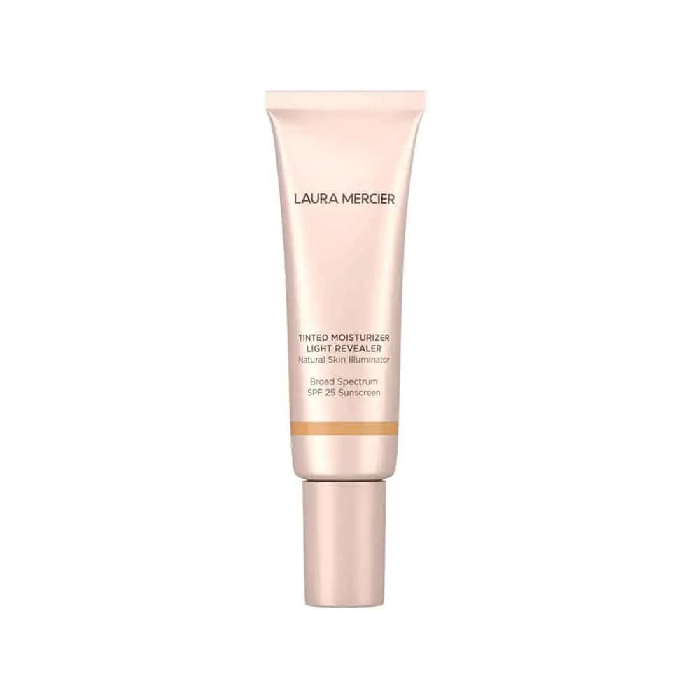 Laura Mercier tinted moisturizer Light Revealer Natural Skin Illuminator SPF 25 tube in rose-gold packaging on Tampa Home & Garden Store