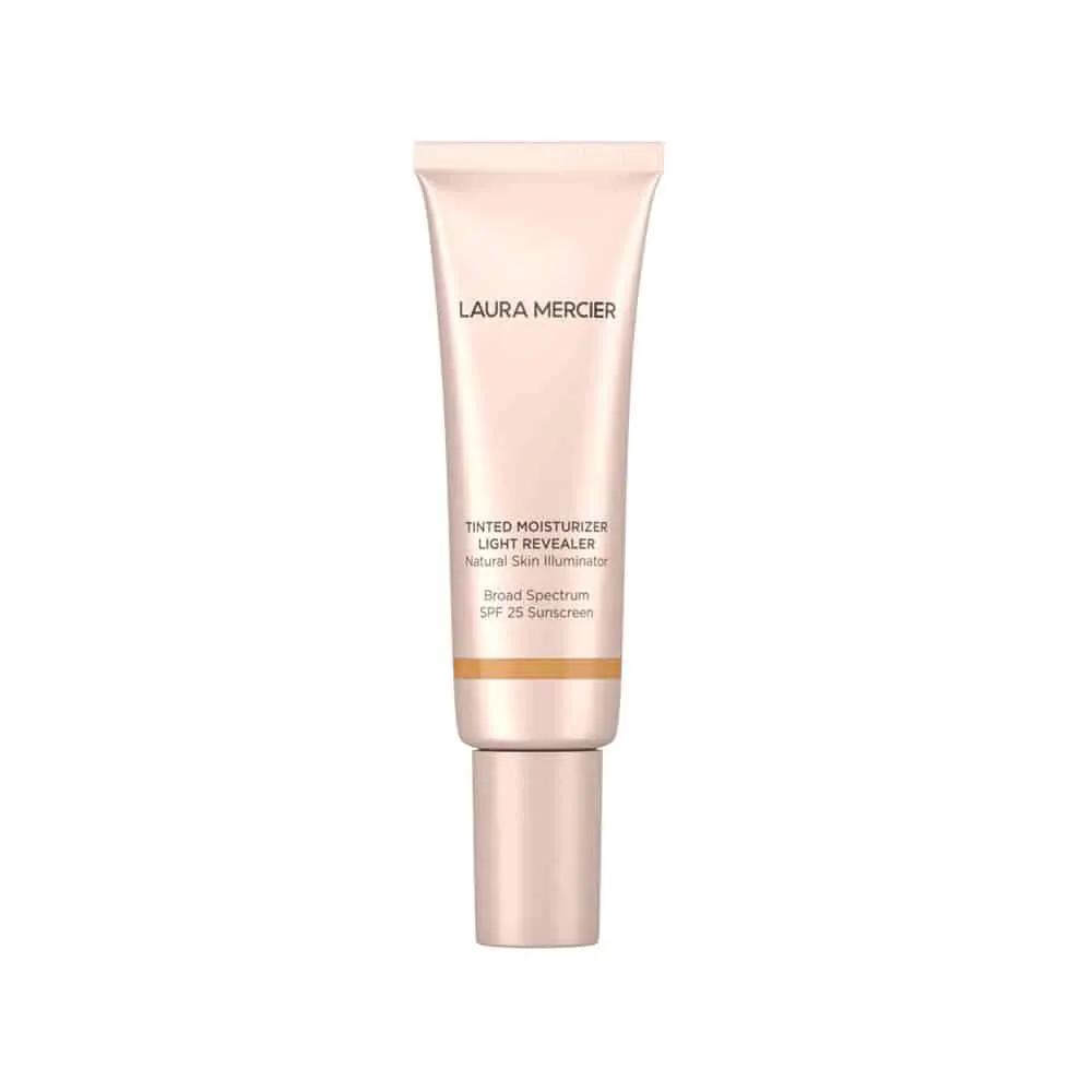 Laura Mercier Tinted Moisturizer Light Revealer SPF 25 tube rose-pink with gold band Nava Beauty on Tampa Home & Garden Store