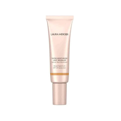 Laura Mercier Tinted Moisturizer Light Revealer SPF 25 tube rose-pink with gold band Nava Beauty on Tampa Home & Garden Store