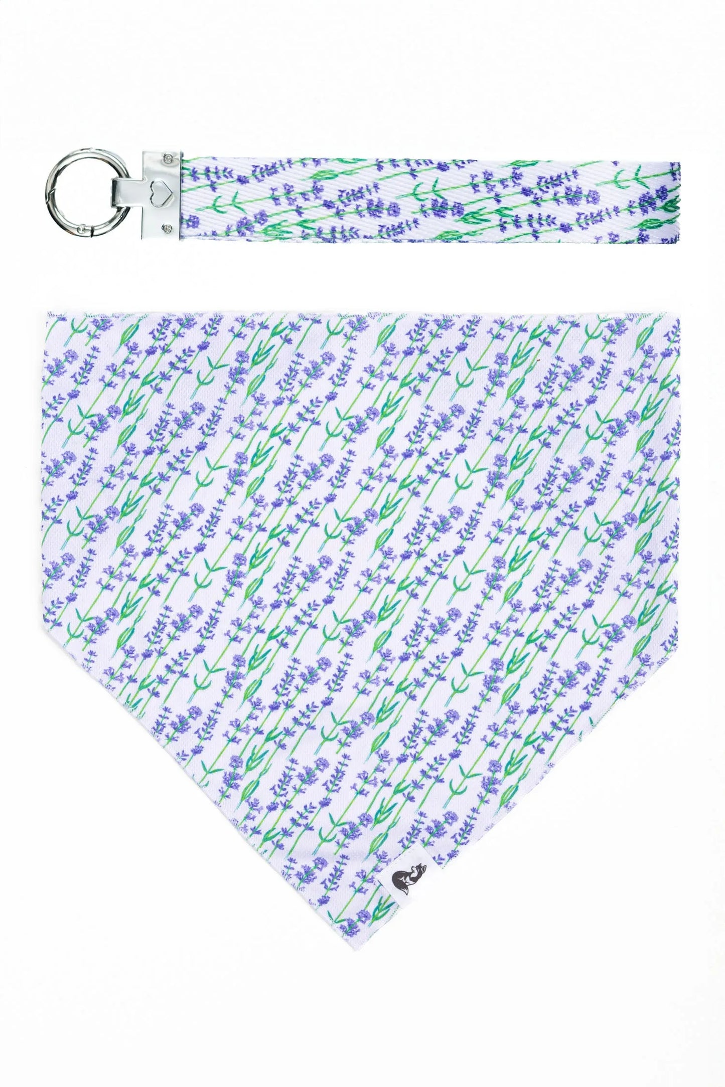 Lavender Blooms Dog Bandana & Matching Keychain - Tampa Home & Garden Store