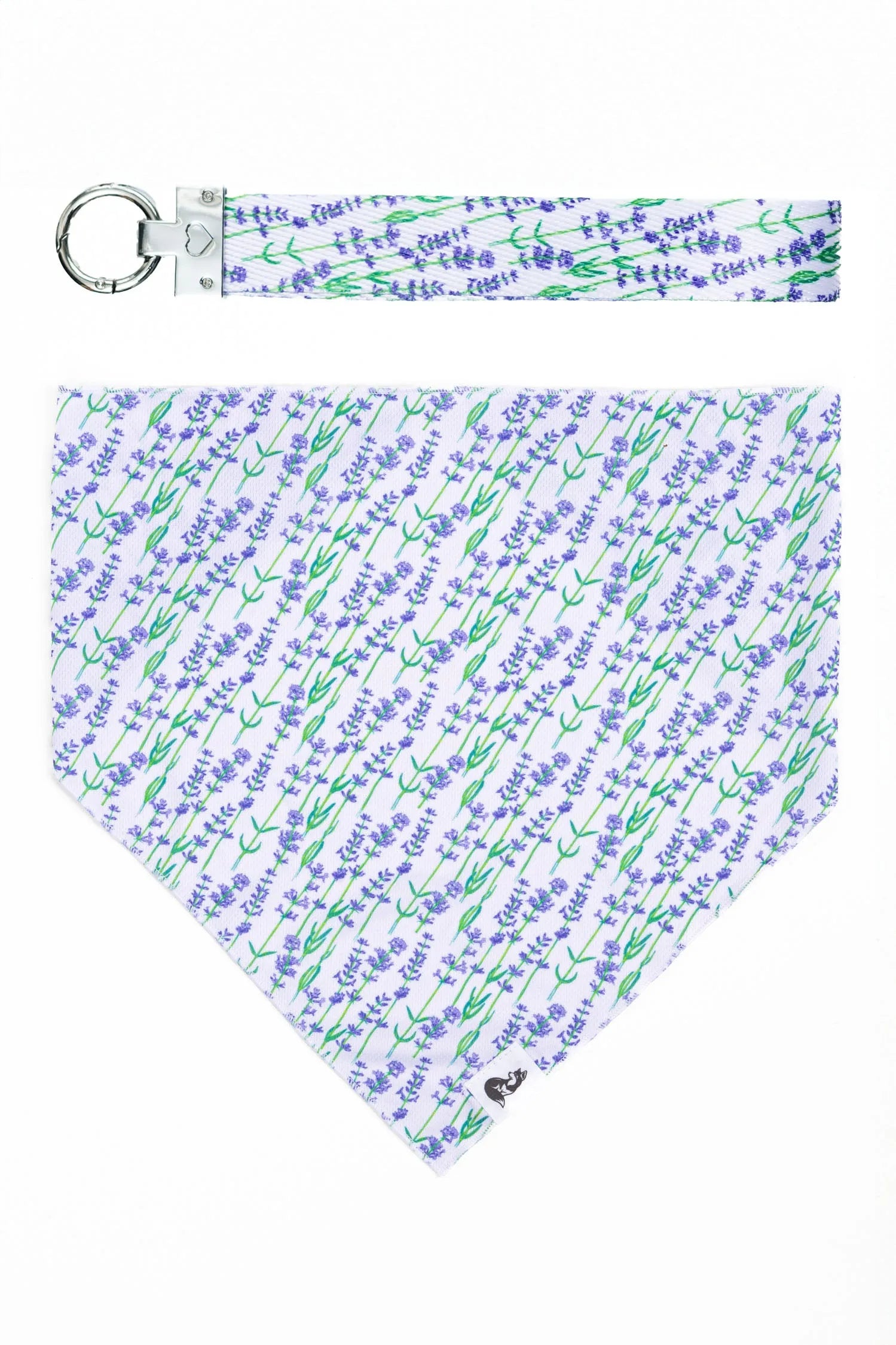 Lavender Blooms Dog Bandana & Matching Keychain - Tampa Home & Garden Store