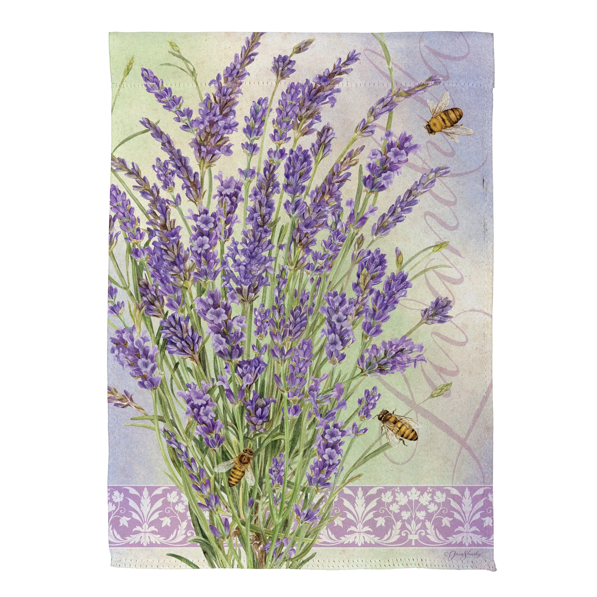 Lavender Bouquet Suede House Flag - Tampa Home & Garden Store