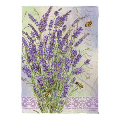 Lavender Bouquet Suede House Flag - Tampa Home & Garden Store