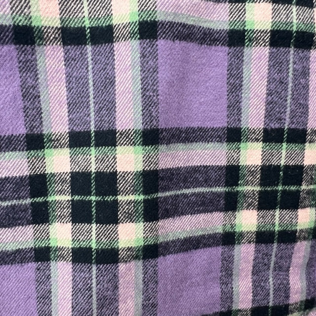Lavender, Mint Green, Black and White Plaid Flannel Infinity or Blanket Scarf - Tampa Home & Garden Store