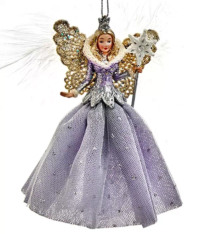 Lavender Snow Queen Ornament - - Tampa Home & Garden Store