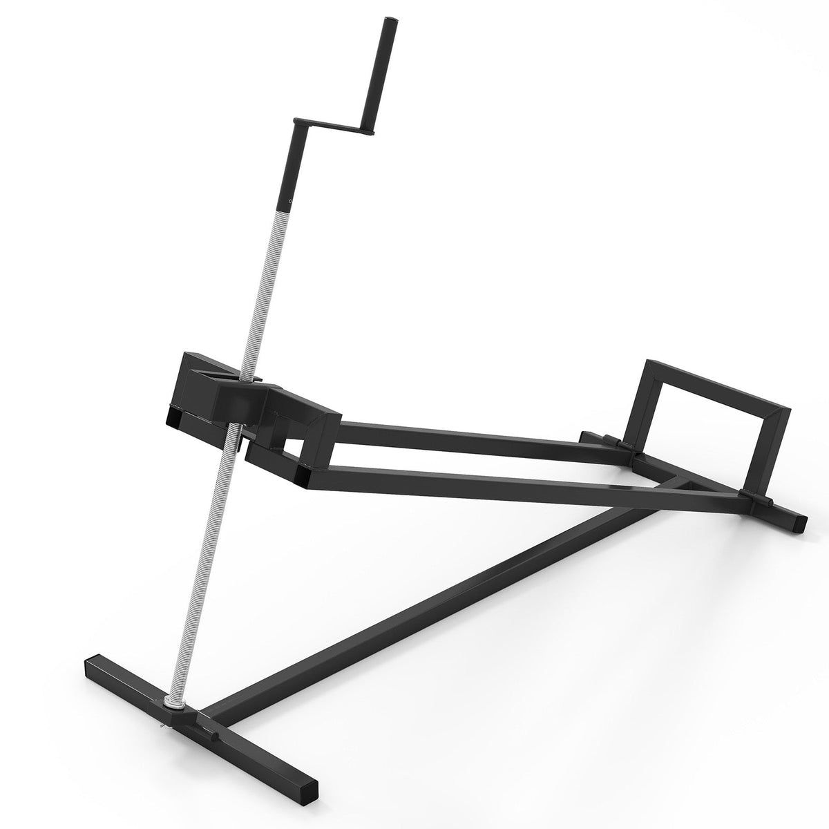 DirectDeals lawn mower lift jack for riding mowers, black steel frame with screw rod on Tampa Home & Garden Store