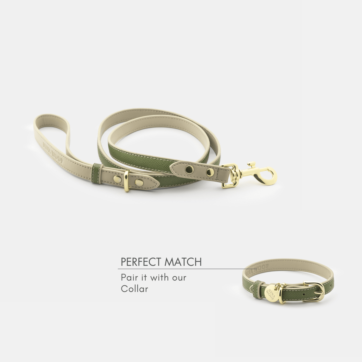 Leash 4ft - Vegan Leather - Copenhagen - Tampa Home & Garden Store