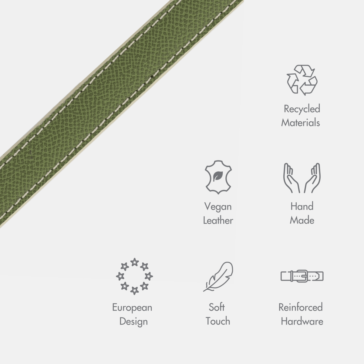 Leash 4ft - Vegan Leather - Tampa Home & Garden Store