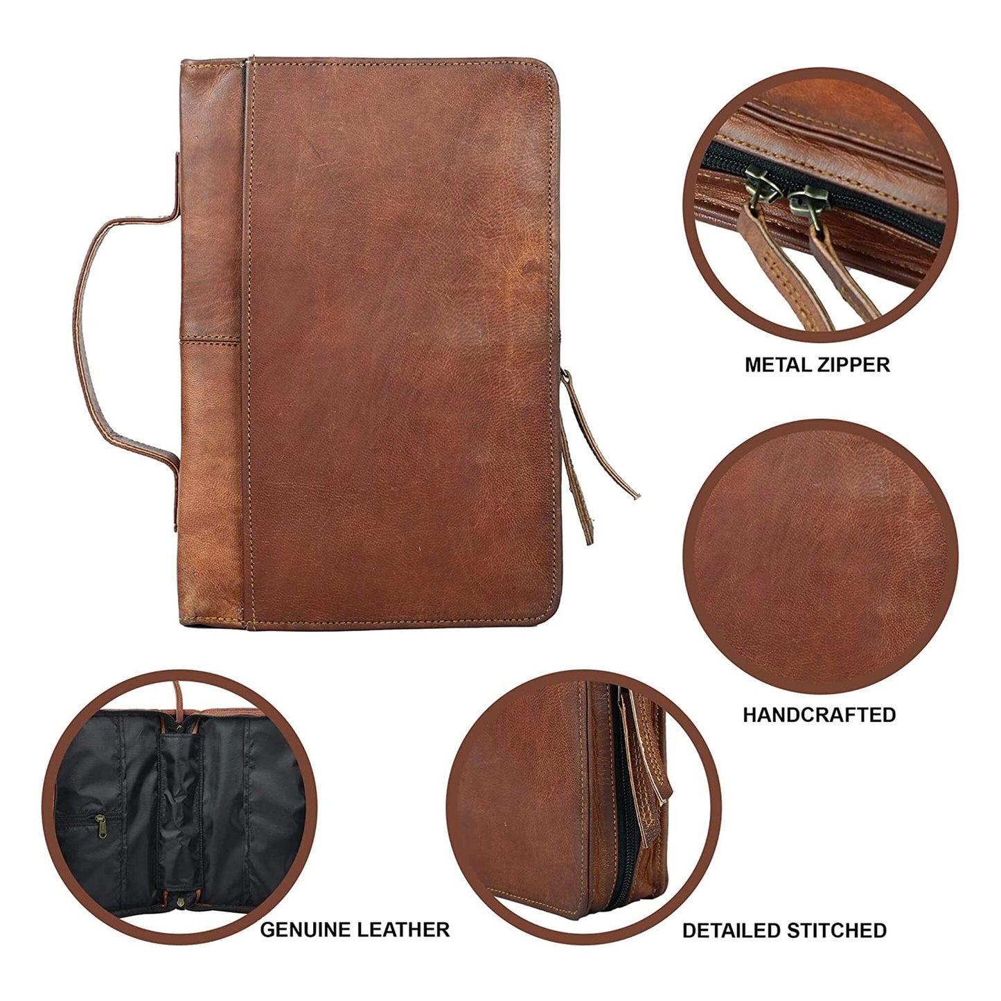 Leather Book Cover - Tampa Home & Garden Store