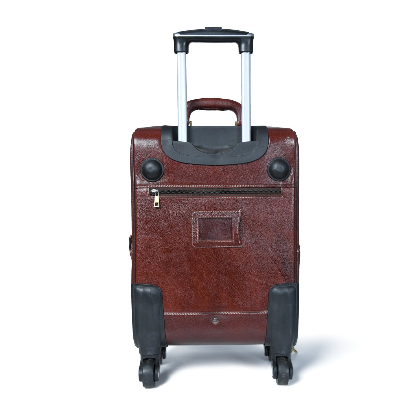 Leather Carry-On Trolly Bag - Tampa Home & Garden Store