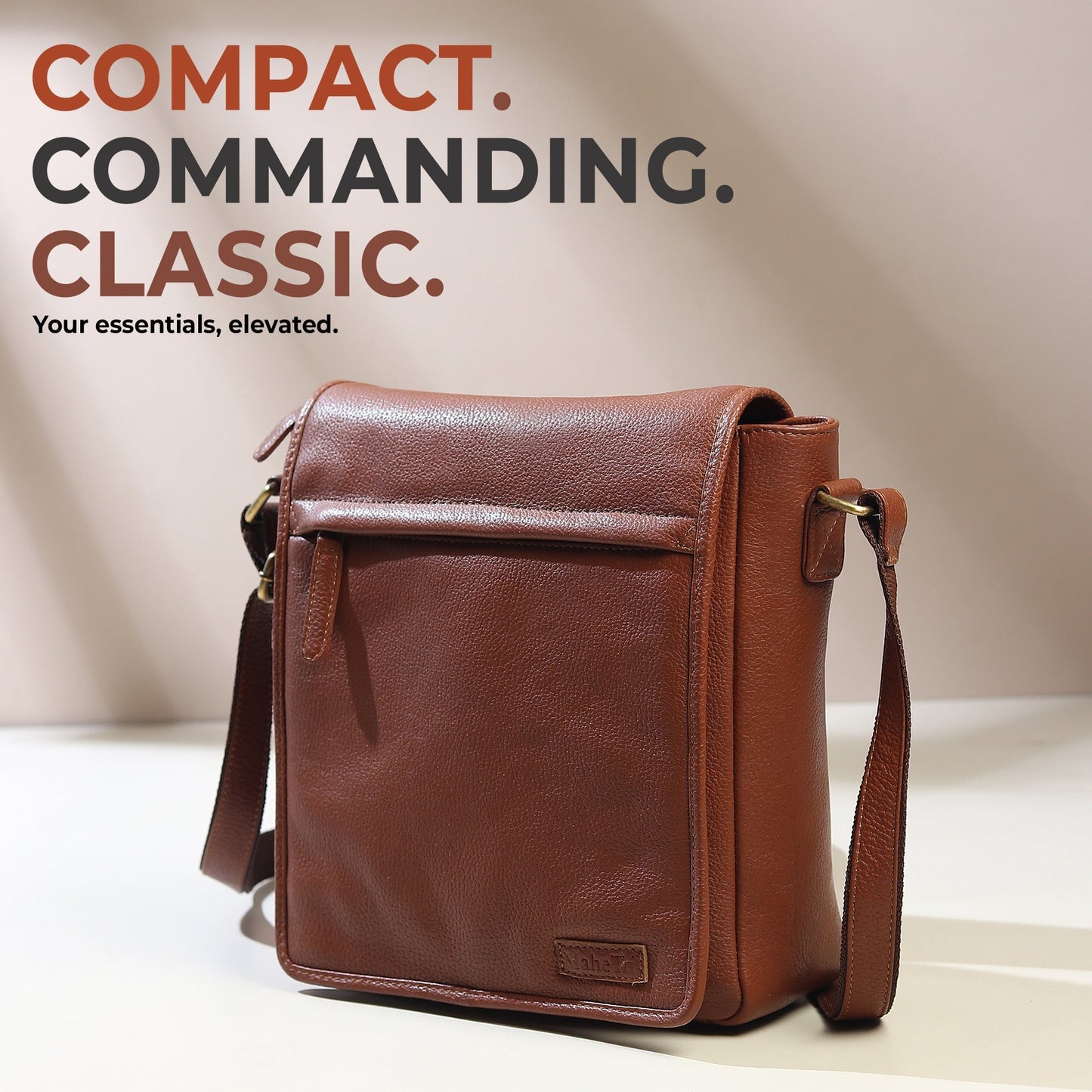 Leather Crossbody Bag for Travel Work - Tampa Home & Garden Store