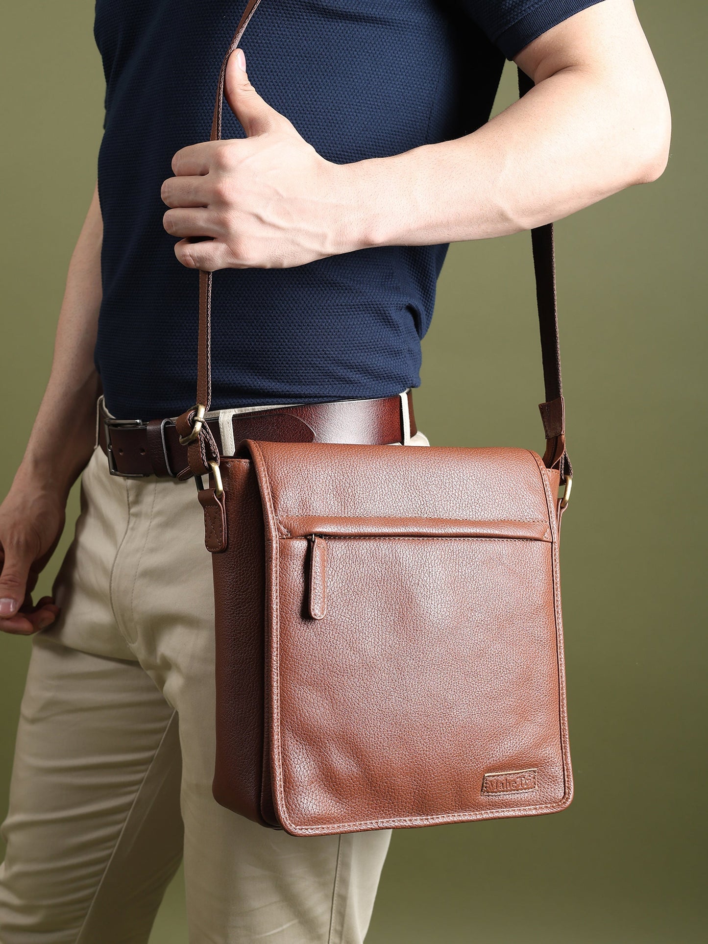 Leather Crossbody Bag for Travel Work - Tampa Home & Garden Store
